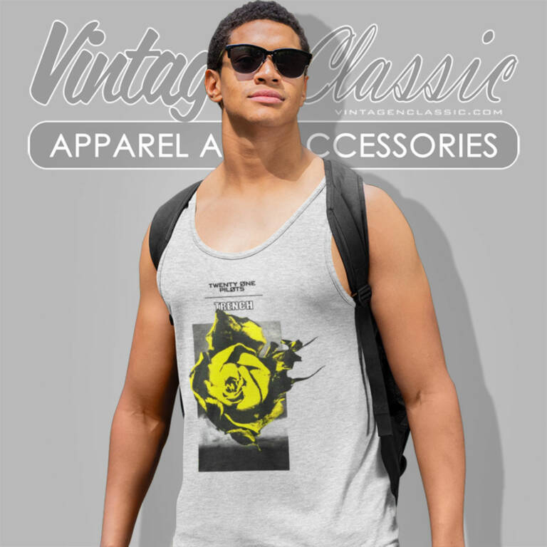 21 Pilots Yellow Flower Tank Top Racerback 21 Pilots Yellow Flower Tank Top Racerback