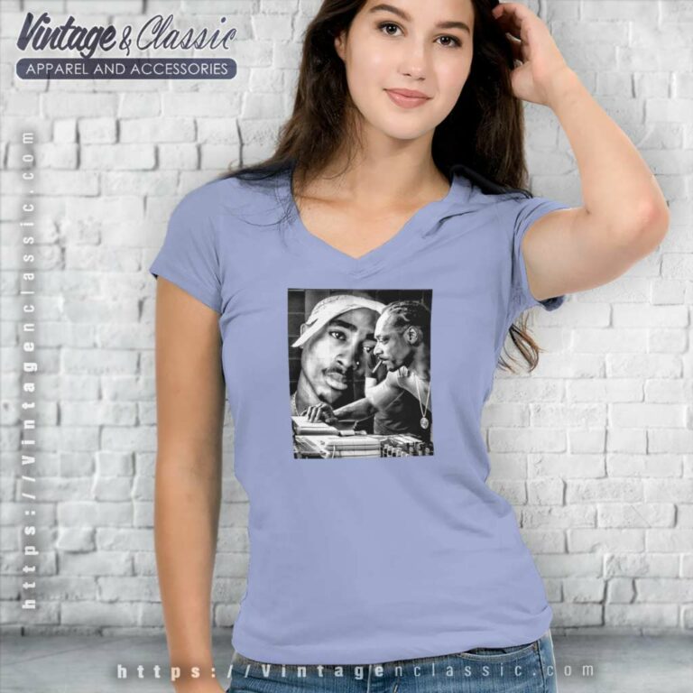 2pac And Snoop Dogg Hip Hop V Neck TShirt 2pac And Snoop Dogg Hip Hop V Neck TShirt