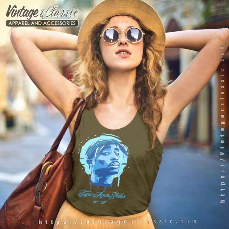 2pac Tupac Nike Air Max 97 Blue Hero Tank Top Racerback 2pac Tupac Nike Air Max 97 Blue Hero Tank Top Racerback