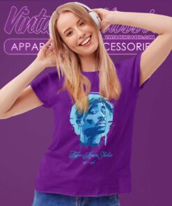 2pac Tupac Nike Air Max 97 Blue Hero Women TShirt