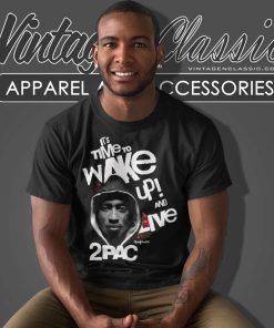 2pac Wake Up Relaxed Fit T Shirt