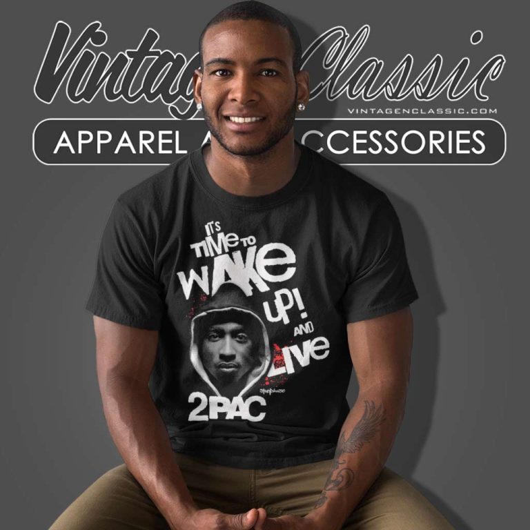 2pac Wake Up Relaxed Fit T Shirt 2pac Wake Up Relaxed Fit T Shirt