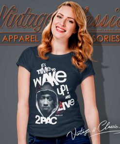 2pac Wake Up Relaxed Fit Women TShirt