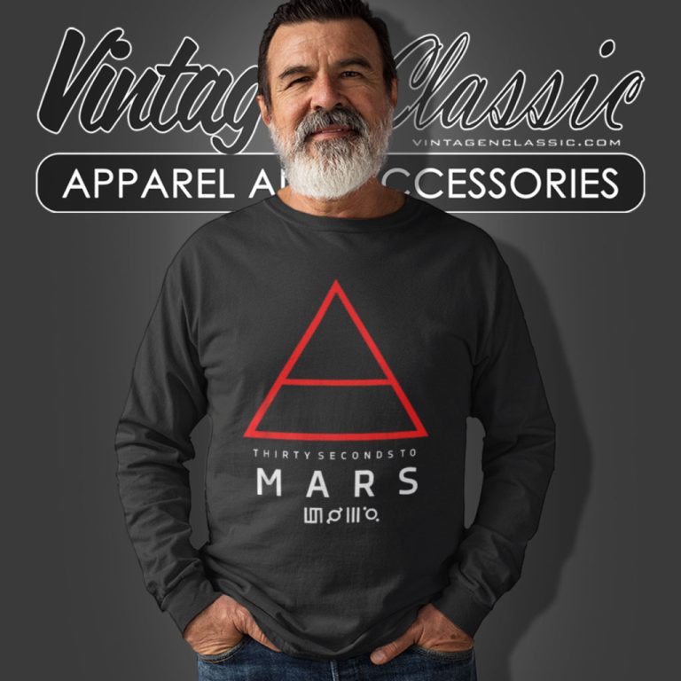 30 Seconds To Mars Shirt Glyph Symbol Long Sleeve Tee 30 Seconds To Mars Shirt Glyph Symbol Long Sleeve Tee