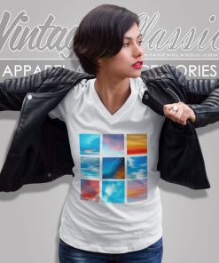 30 Seconds To Mars Shirt Sunsets And Skies V Neck TShirt