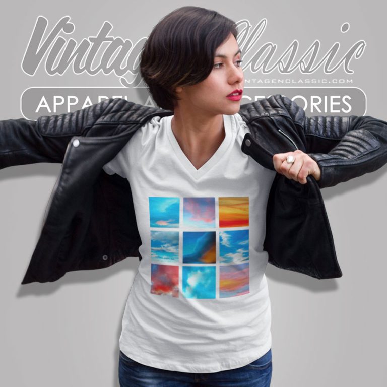 30 Seconds To Mars Shirt Sunsets And Skies V Neck TShirt 30 Seconds To Mars Shirt Sunsets And Skies V Neck TShirt