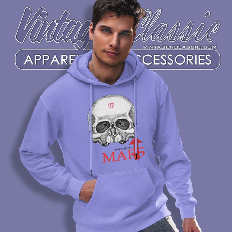 30 Seconds To Mars Skull Hoodie 30 Seconds To Mars Skull Hoodie