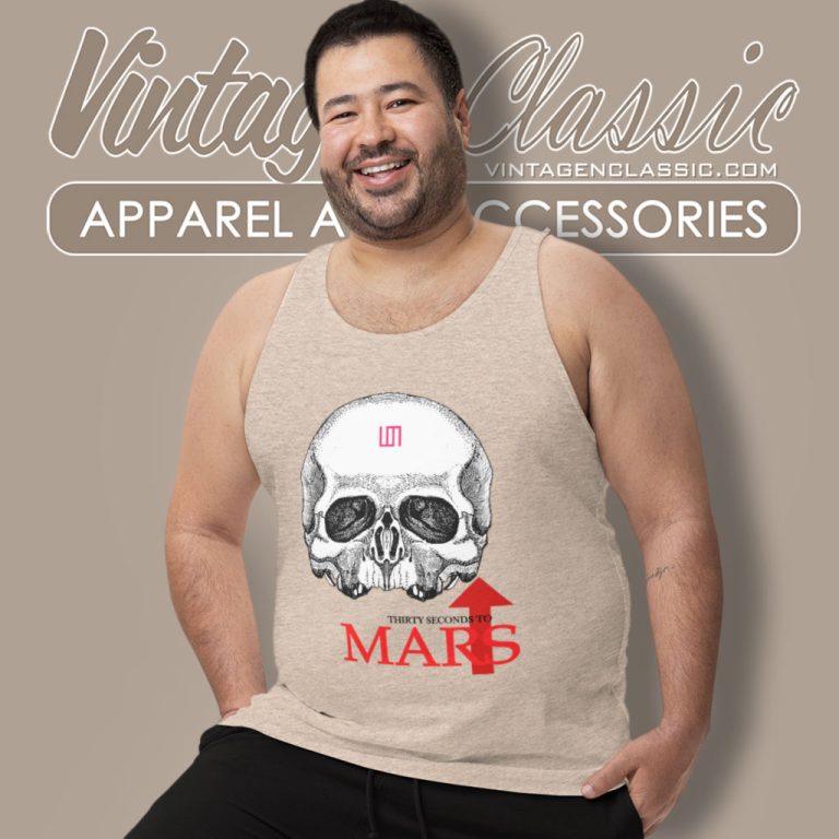 30 Seconds To Mars Skull Tank Top Racerback 30 Seconds To Mars Skull Tank Top Racerback