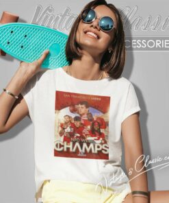 49ers 2023 Nfc West Champions Nfl Playoff Women TShirt
