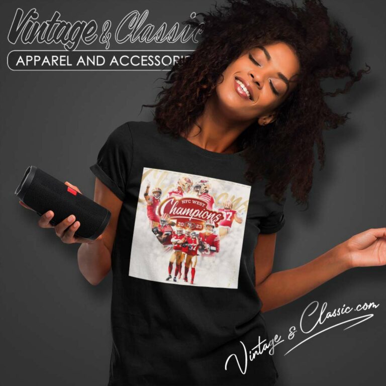 49ers 2023 Nfc West Champions Shirt Best In The West Team Women TShirt 49ers 2023 Nfc West Champions Shirt Best In The West Team Women TShirt