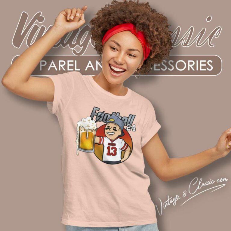 49ers Beer Fallout Football 24 Women TShirt 49ers Beer Fallout Football 24 Women TShirt