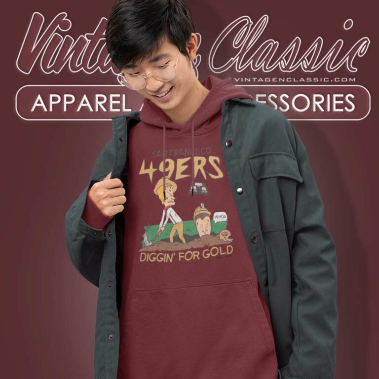 49ers Diggin For Gold Beavis And Butt Head Hoodie 49ers Diggin For Gold Beavis And Butt Head Hoodie