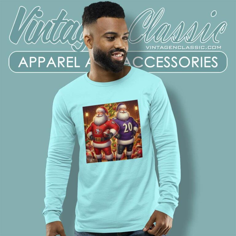 49ers Fight The Ravens On Monday Night Long Sleeve Tee 49ers Fight The Ravens On Monday Night Long Sleeve Tee