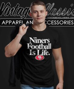 49ers Football Is Life 49ers Logo T Shirt