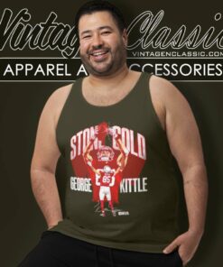 49ers George Kittle San Francisco Stone Cold Signature Tank Top Racerback