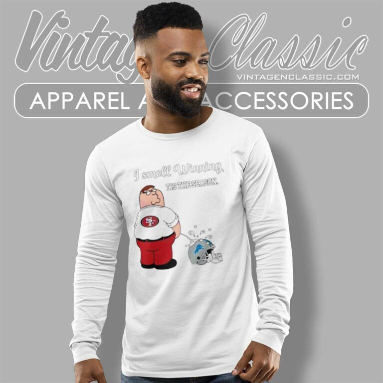 49ers I Smell Winning Tis The Season Detroit Lions Nfc Championship Long Sleeve Tee 49ers I Smell Winning Tis The Season Detroit Lions Nfc Championship Long Sleeve Tee