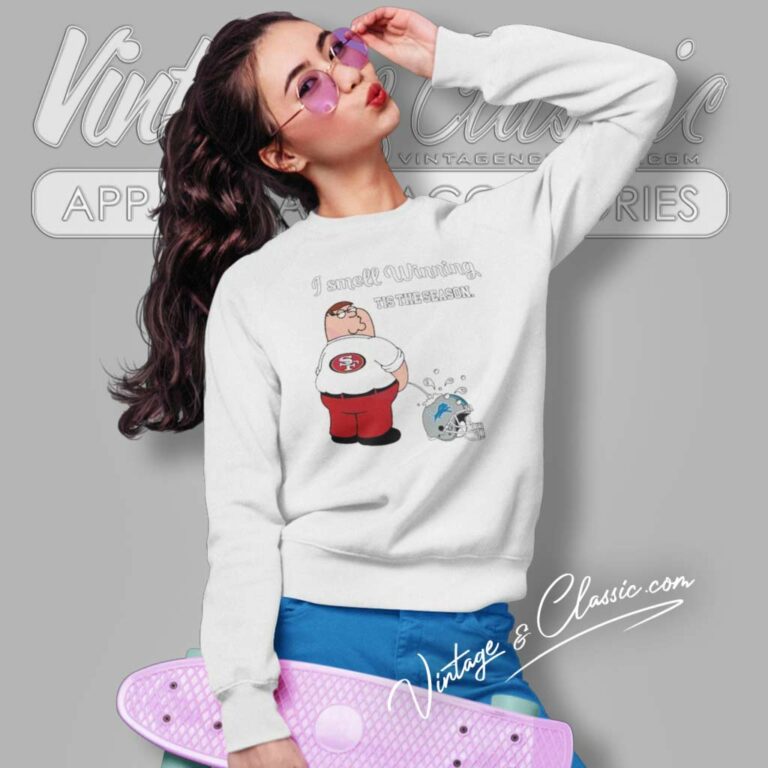 49ers I Smell Winning Tis The Season Detroit Lions Nfc Championship Sweatshirt 49ers I Smell Winning Tis The Season Detroit Lions Nfc Championship Sweatshirt