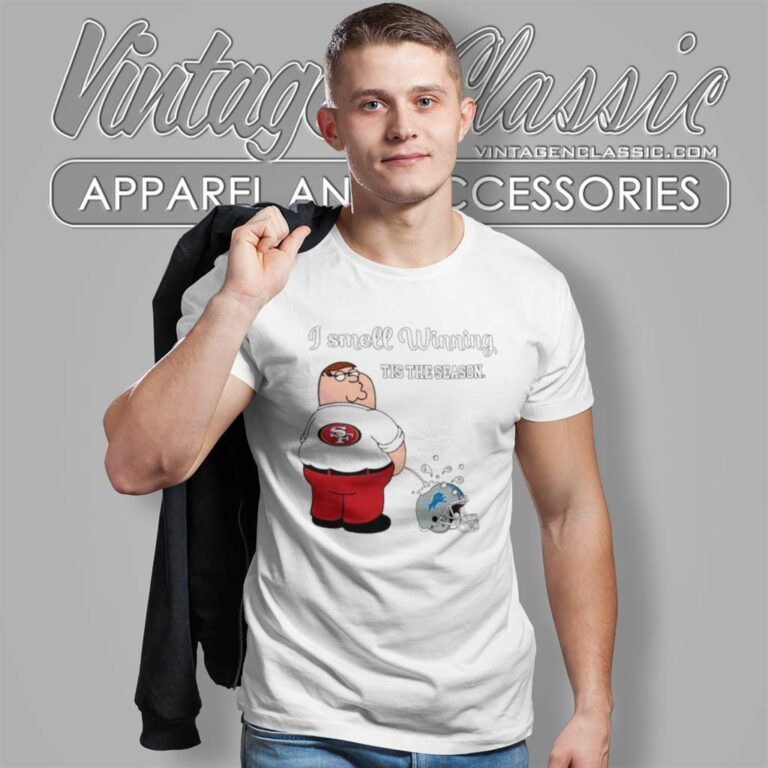 49ers I Smell Winning Tis The Season Detroit Lions Nfc Championship T Shirt 49ers I Smell Winning Tis The Season Detroit Lions Nfc Championship T Shirt