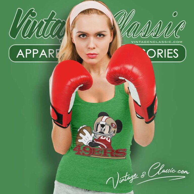 49ers Mickey Mouse Disney Tank Top Racerback 49ers Mickey Mouse Disney Tank Top Racerback