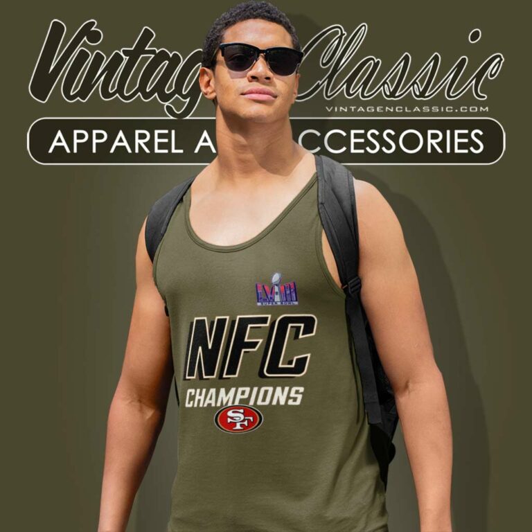 49ers Nfc Champions Super Bowl Lviii Tank Top Racerback 49ers Nfc Champions Super Bowl Lviii Tank Top Racerback