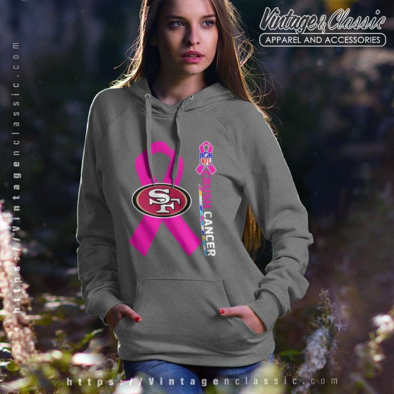 49ers Nfl Crush Cancer 2023 Hoodie 49ers Nfl Crush Cancer 2023 Hoodie