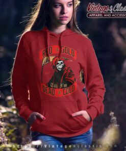 49ers Shirt Red And Gold Till Im Dead And Cold Hoodie