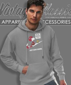 49ers Snoopy Are Number One Shirt Nike Just Bow Down 5 49ers Snoopy Are Number One Shirt Nike Just Bow Down Hoodie