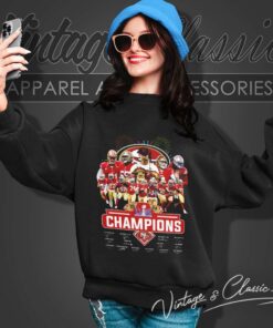 49ers Super Bowl Lviii Champions Signatures Sweatshirt