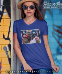 49ers Trent Williams Throwing Punches V Neck TShirt