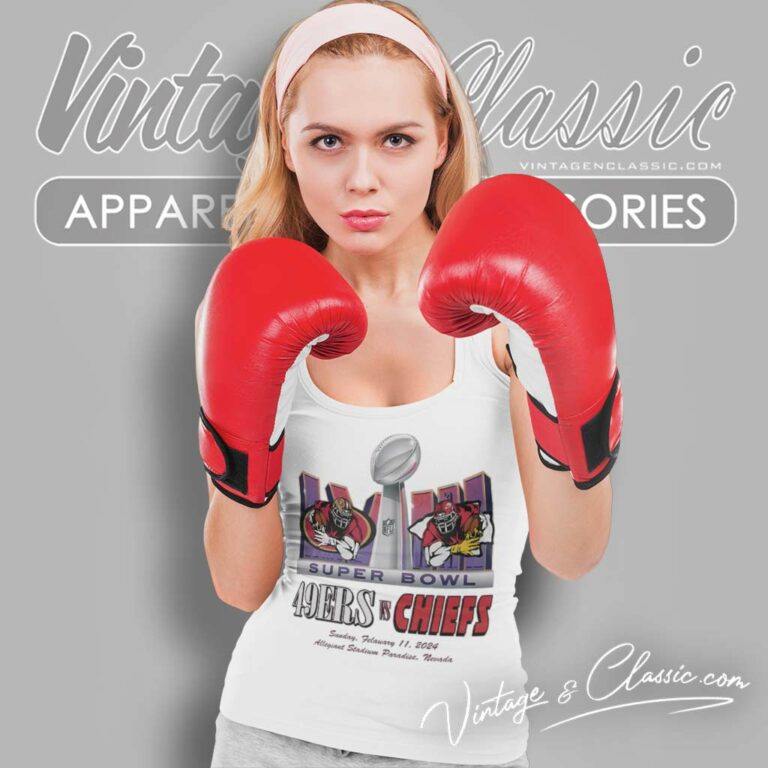 49ers Vs Chiefs Super Bowl Lviii Tank Top Racerback 49ers Vs Chiefs Super Bowl Lviii Tank Top Racerback