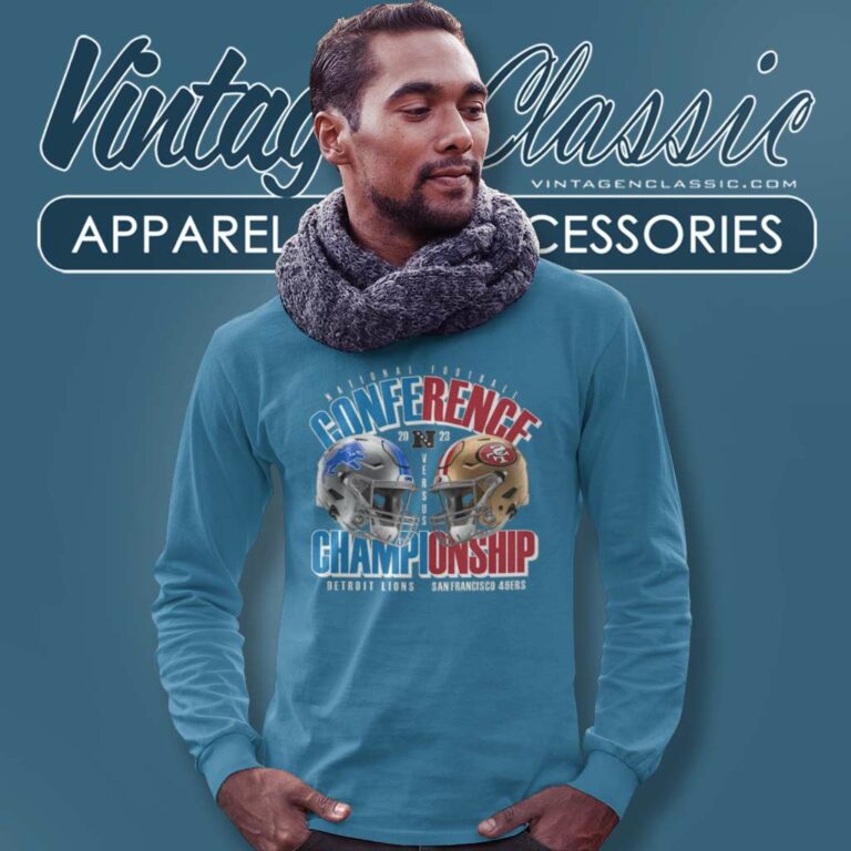 49ers Vs Lions Conference Championship 2023 Long Sleeve Tee 49ers Vs Lions Conference Championship 2023 Long Sleeve Tee