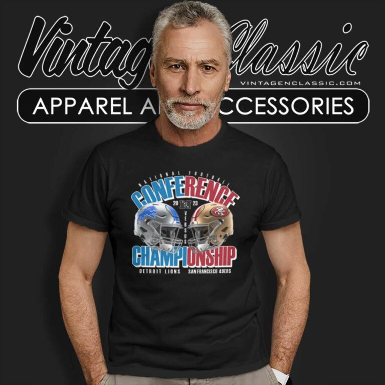 49ers Vs Lions Conference Championship 2023 T Shirt 49ers Vs Lions Conference Championship 2023 T Shirt