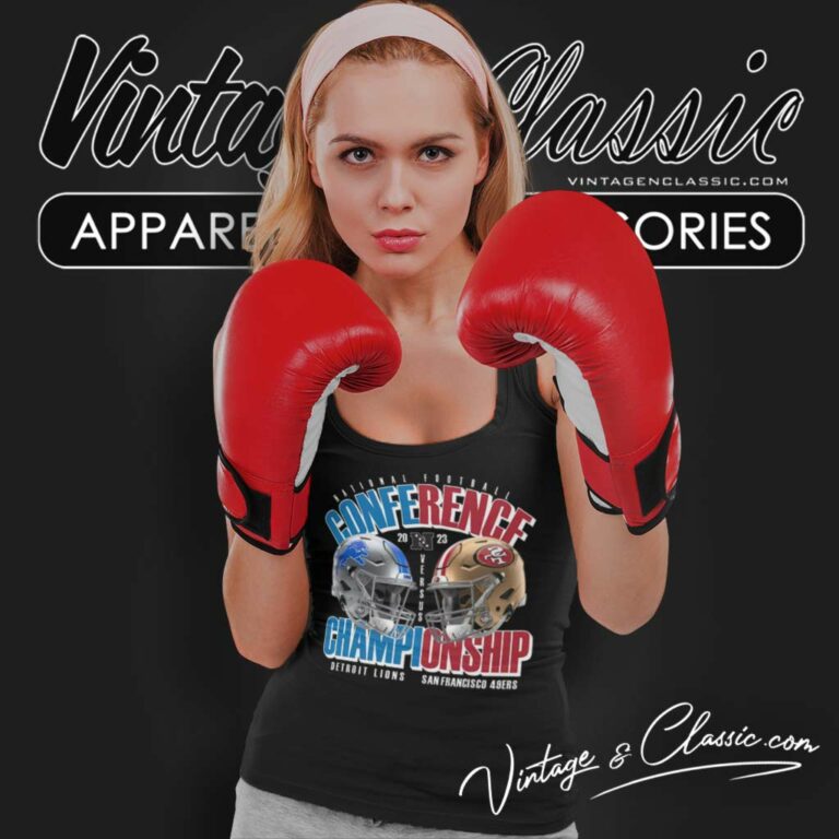 49ers Vs Lions Conference Championship 2023 Tank Top Racerback 49ers Vs Lions Conference Championship 2023 Tank Top Racerback