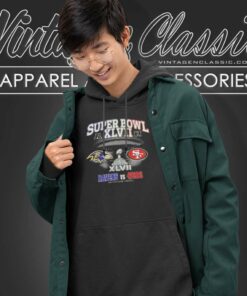 49ers Vs Ravens Shirt Bowl Xlvii Football Hoodie