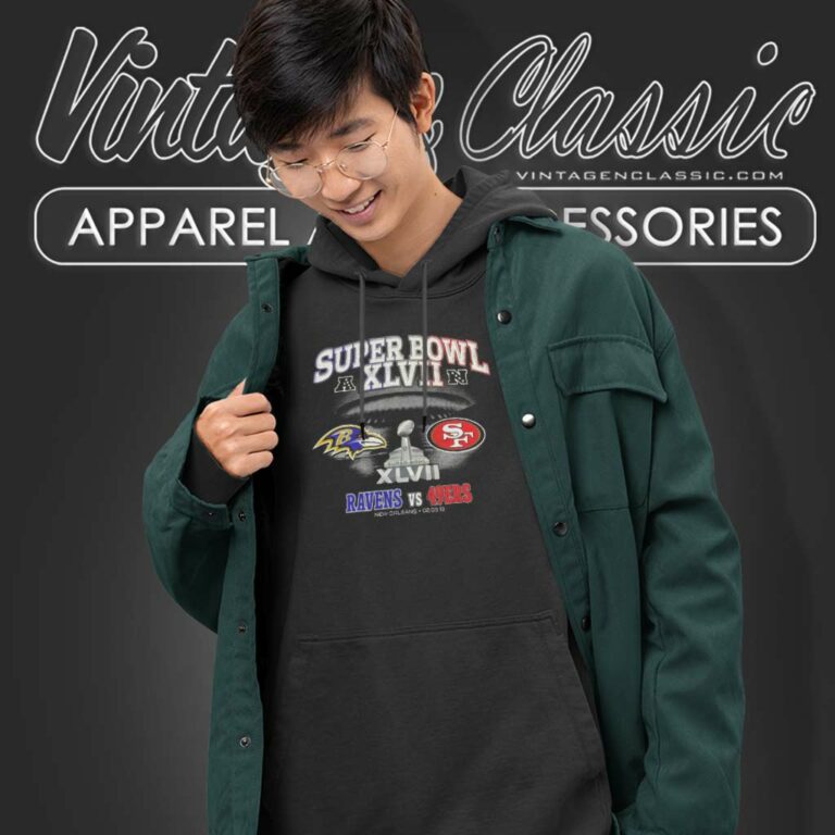 49ers Vs Ravens Shirt Bowl Xlvii Football Hoodie 49ers Vs Ravens Shirt Bowl Xlvii Football Hoodie