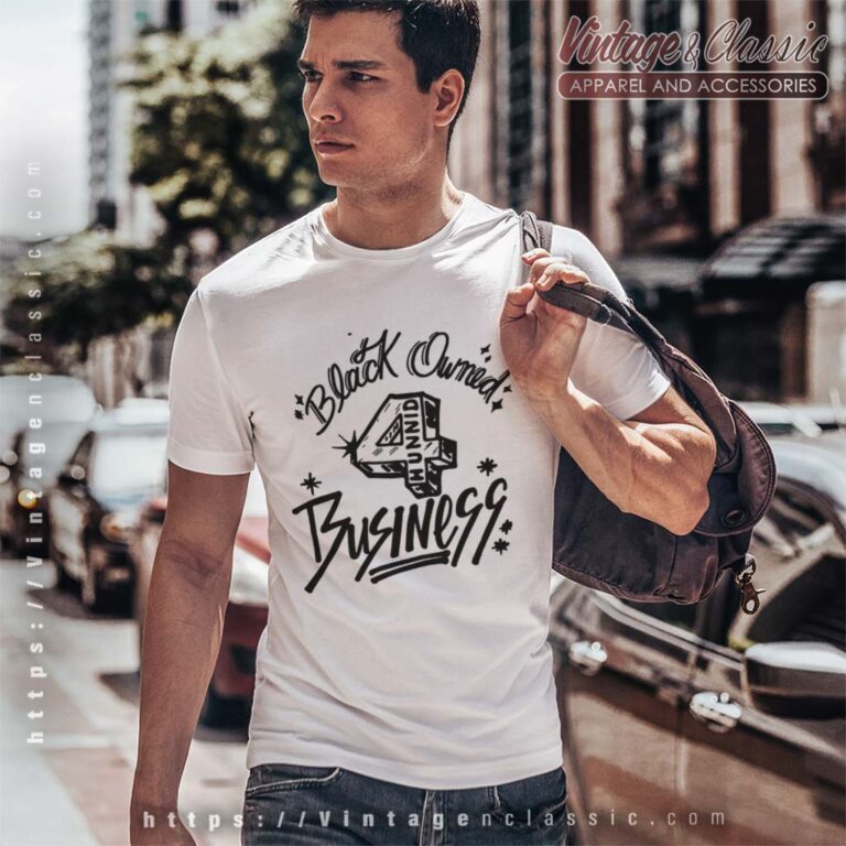 4Hunnid Black Owned White T Shirt 4Hunnid Black Owned White T Shirt