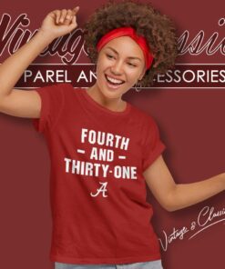 4th And 31 Shirt Alabama Iron Bowl Women TShirt