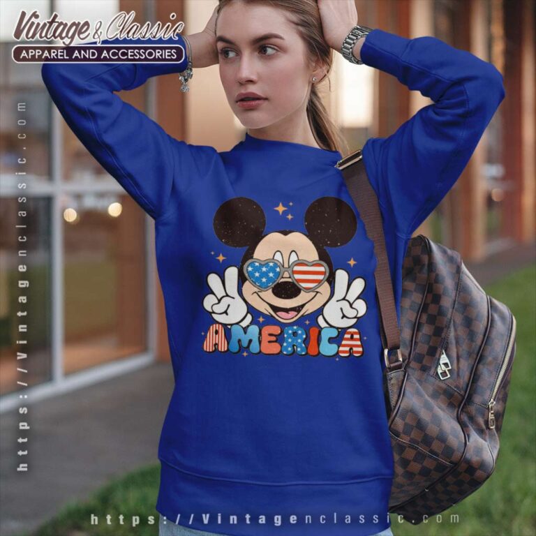 4th Of July Mickey American Freedom Sweatshirt 4th Of July Mickey American Freedom Sweatshirt