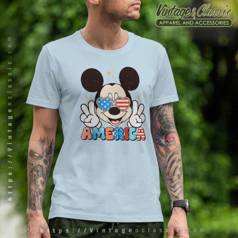 4th Of July Mickey American Freedom T Shirt 4th Of July Mickey American Freedom T Shirt