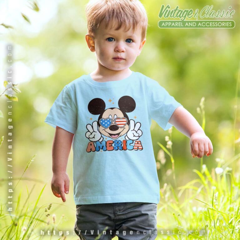 4th Of July Mickey American Freedom kids Tshirt 4th Of July Mickey American Freedom kids Tshirt