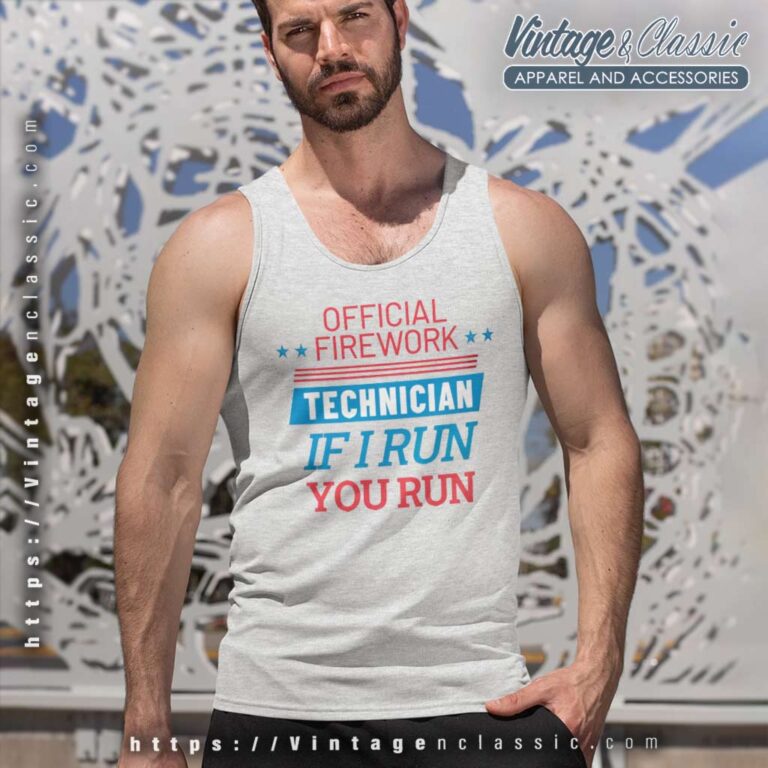 4th Of July Official Firework Tank Top Racerback 4th Of July Official Firework Tank Top Racerback