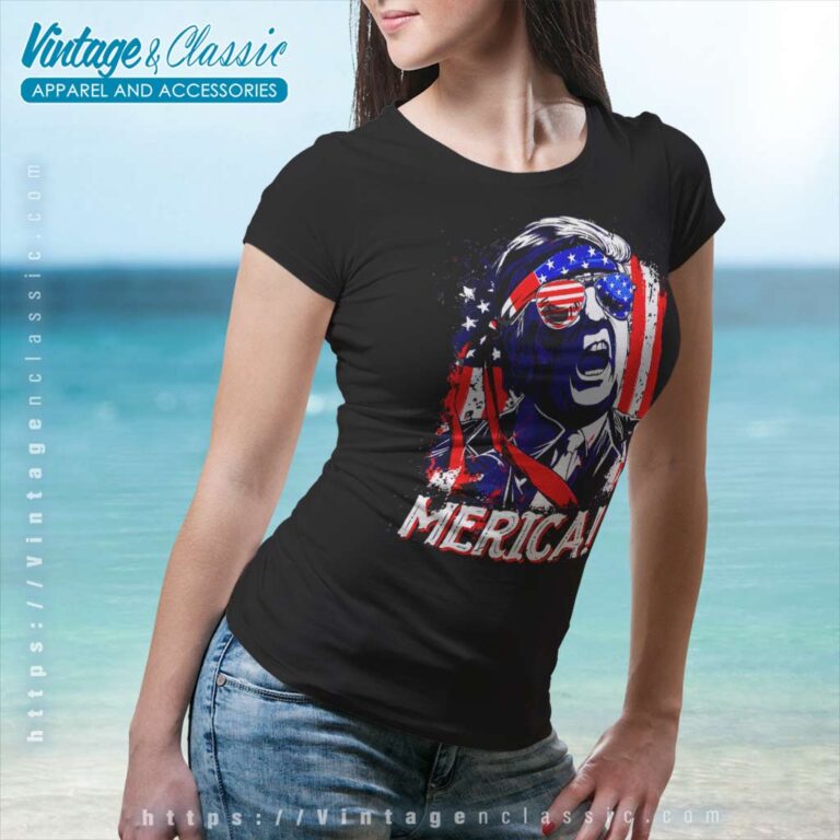 4th Of July Trump Merica Women TShirt 4th Of July Trump Merica Women TShirt
