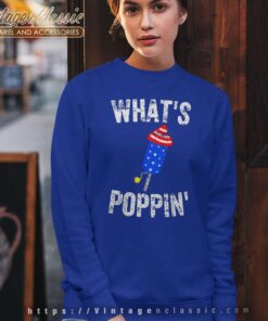 4th Of July Whats Poppin Firework Sweatshirt