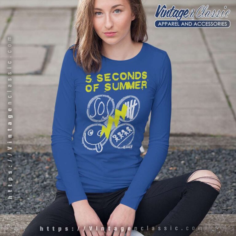 5 Seconds Of Summer 5sos Long Sleeve Tee 5 Seconds Of Summer 5sos Long Sleeve Tee