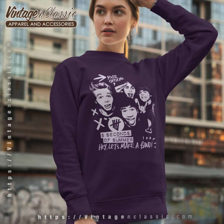 5 Seconds Of Summer Fan Sweatshirt 5 Seconds Of Summer Fan Sweatshirt