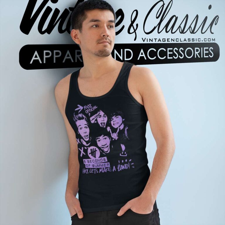 5 Seconds Of Summer Fan Tank Top Racerback 5 Seconds Of Summer Fan Tank Top Racerback