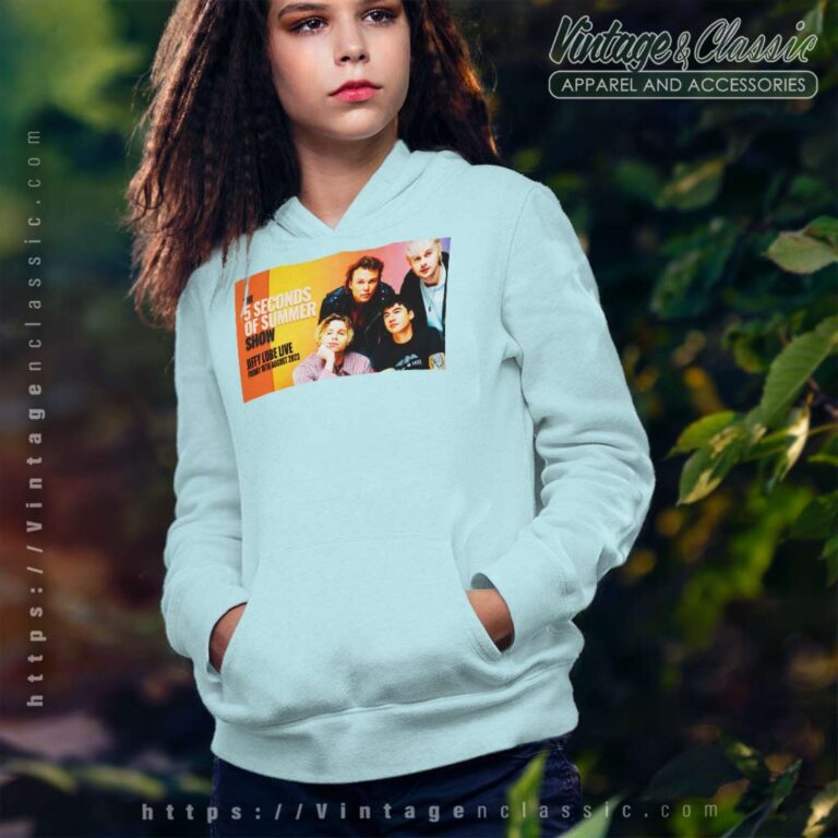 5 Seconds Of Summer Poster Tour 2023 Hoodie 5 Seconds Of Summer Poster Tour 2023 Hoodie
