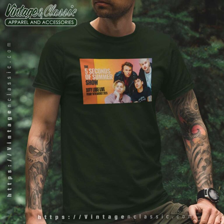 5 Seconds Of Summer Poster Tour 2023 T Shirt 5 Seconds Of Summer Poster Tour 2023 T Shirt