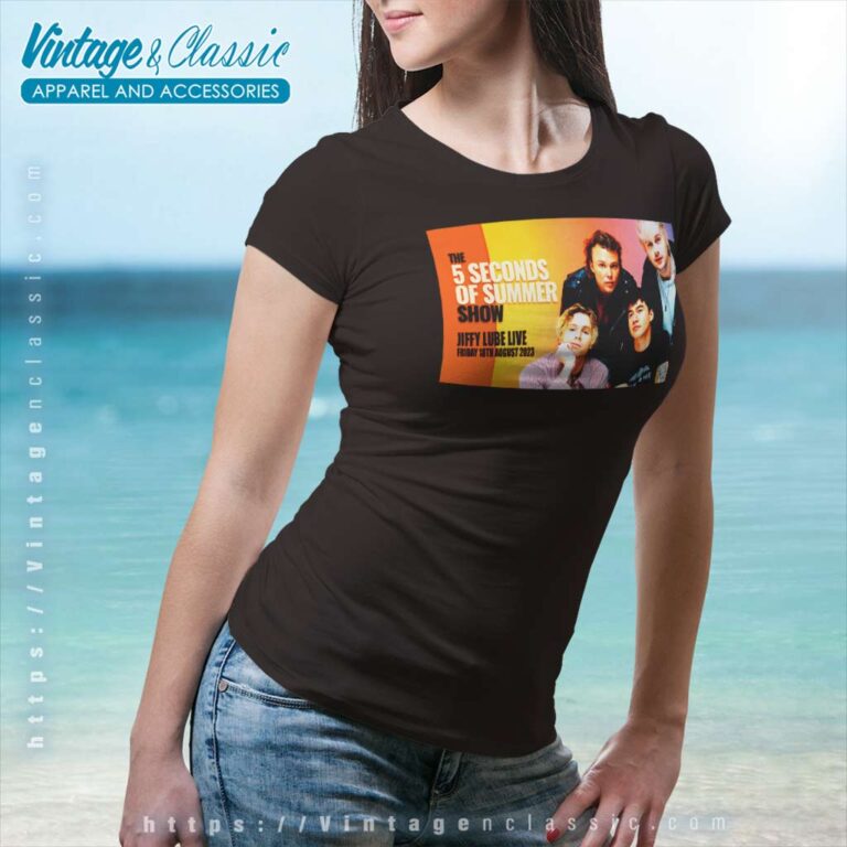 5 Seconds Of Summer Poster Tour 2023 Women TShirt 5 Seconds Of Summer Poster Tour 2023 Women TShirt