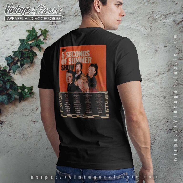 5 Seconds of Summer Show Tour 2023 back Shirt 5 Seconds of Summer Show Tour 2023 back Shirt
